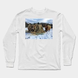 Scottish Highland Cattle Cows 2161 Long Sleeve T-Shirt